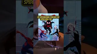 EVERY PIECE OF FORESHADOWING FROM INTO THE SPIDERVERSE #spiderman #spiderverse #shorts