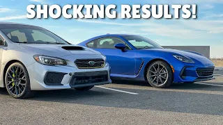 2022 SUBARU BRZ vs 2018 SUBARU WRX STI