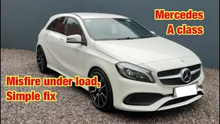 Mercedes A class, misfiring under load