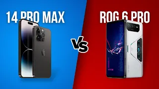 Asus ROG Phone 6 Pro vs iPhone 14 Pro Max: Full Comparison | Best Gaming Phone (2022)