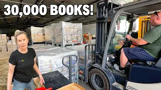 I have an EPIC task ahead with a HUGE book haul to sell on eBay!