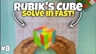 Rubik's Cube Solve In Fast 😱 Part 8 || S_Cuber