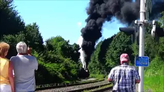 Historic Steam Locomotive No. 765 Almost Stalls on The NS YTL