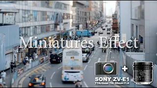 [4K60P] Miniature Day2 | Sony ZV-E1 |  TTArtisan Tilt 50mm F1.4  | chiukeung