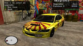 GTA San Andreas: Car Mods Tuning