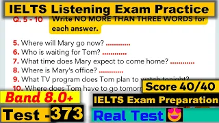 IELTS Listening Practice Test 2023 with Answers [Real Exam - 373 ]