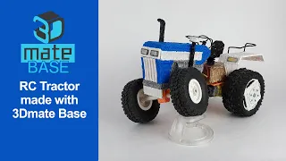 RC Tractor made with 3Dmate BASE - 3D Pen Mat