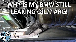 BMWs Are Designed To Leak Oil Forever! - Adventures in E46 Oil Leak Repair