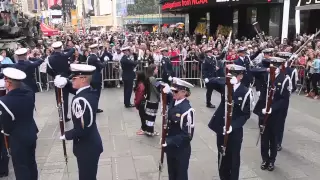 Coast Guard Elite Silent Drill Team At FWNY 2015