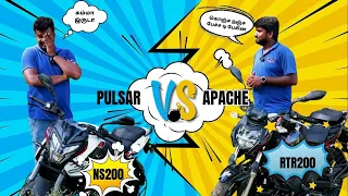 2024ல எது வாங்கலாம் ? | Pulsar NS200 Vs Apache RTR 200 | Tamil motographic