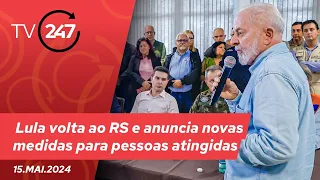 Lula volta ao RS e anuncia novas medidas para pessoas atingidas