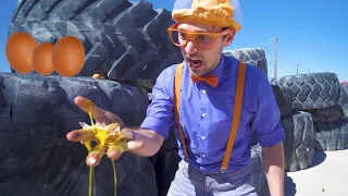 Blippi Visits Dig This Las Vegas and Learns Verbs - Blippi Visits | Educational Videos for Kids