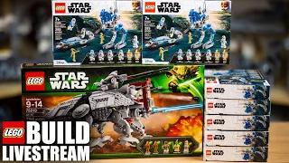 LEGO Star Wars 501st & AT-TE Build Livestream! (Ep 64) - 75280