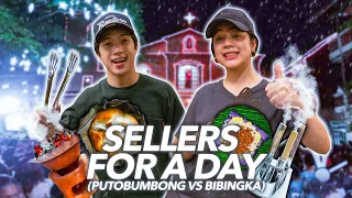 Sellers For A Day! (Christmas Food!) | Ranz and Niana