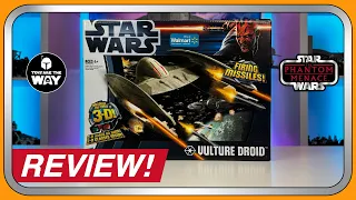 Star Wars Discover The Force 3D Vulture Droid | The Phantom Menace | Vehicle Review!