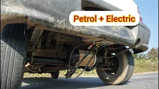 How to make a Hybrid car. #Petrol+Electric