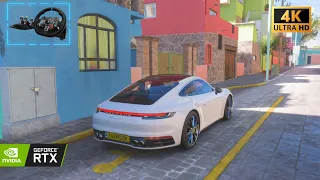 Porsche 911 Turbo // Forza Horizon 5 | Logitech g29 Gameplay [ 4k 60fps ]