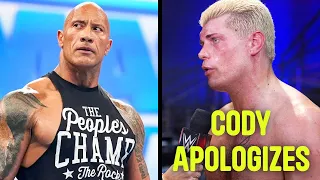 The Rock's Horrible Response To Fans...Cody Rhodes Issues An Apology...Wrestling News