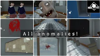 All anomalies in Nine Floors