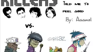 Gorillaz X The Killers - Somebody told me to feel good