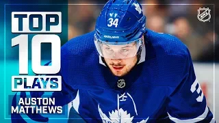 Top 10 Auston Matthews plays from 2018-19