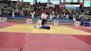 Leyla TAZEGÜL - Sema Nur YÜKSEL - Türkiye Judo Şampiyonası Minikler 32Kg Quarter Final