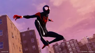 Marvel's Spider-Man: Miles Morales PS5 4K HDR 60FPS Swinging Jaden Smith On My Own (feat. Kid Cudi)