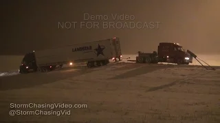 Predawn Heavy Snow in Marshall County, KY - 1/22/2016