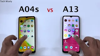 SAMSUNG A04s vs A13 - SPEED TEST