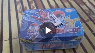 Opening a fake pokemon card tin