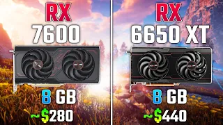 AMD RX 7600 vs RX 6650 XT | Test in 7 Games