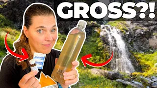 EFFECTIVE but GROSS! Backpacking Water Filter Solution??