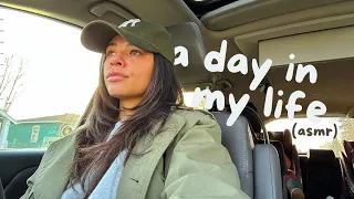 ASMR DAY IN MY LIFE VLOG 🤍 VOICEOVER CLOSE CLICKY WHISPER