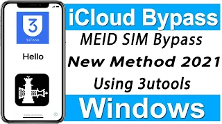 Windows Method 2021 iCloud Bypass Using 3utools | MEID SIM Bypass Tool For Windows by iCloud Master