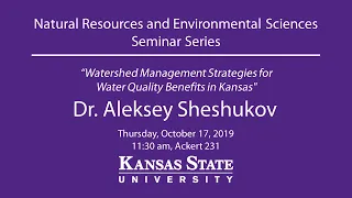 Watershed Management Strategies for Water-Quality Benefits in Kansas