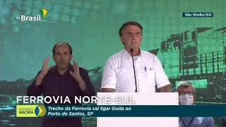 #AoVivo: Inauguração da Ferrovia Norte-Sul, trecho São Simão/GO - Estrela d’Oeste/SP