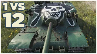 Tortoise • 1 VS 12 • BRILLIANT FIGHT with an Offensive Ending! World of Tanks