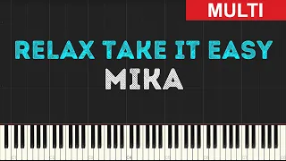 Mika - Relax Take It Easy (Instrumental Tutorial) [Synthesia]