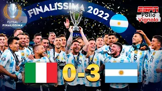 Así fue como ARGENTINA goleó 3-0 a ITALIA en la FINALISSIMA de WEMBLEY 🏆 ⚽⚽⚽