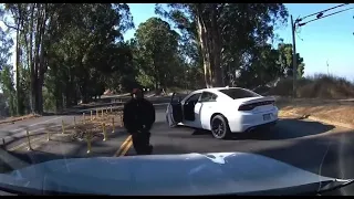 Raw video: woman escapes armed carjacking in Oakland