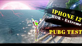 IPHONE 12 Pro PUBG MOBILE Test | Iphone 12 Pro PUBG Graphics settings | IPHONE 12 is pubg KING