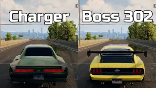 NFS Unbound: Dodge Charger RT vs Ford Mustang Boss 302 - WHICH IS FASTEST (Drag Race)