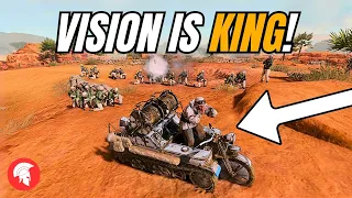 VISION IS KING! | Wehrmacht Gameplay | 4vs4 Multiplayer | Company of Heroes 3 | COH3