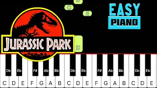 Jurassic Park Theme |  EASY Piano Tutorial + SHEET MUSIC  by Cristian Chifan