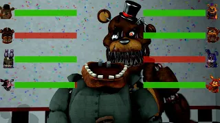 [SFM FNaF] San Andreas VS Demented Animatronics WITH Healthbars