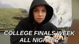 PULLING AN ALL NIGHTER ON A SCHOOL NIGHT: FINALS WEEK
