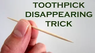 Toothpick Disappearing Trick | Kids Play | Trick Explained