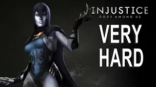 Injustice Gods Among Us - Raven Classic Battles (VERY HARD) NO MATCHES LOST