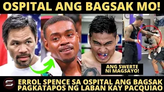 ERROL SPENCE OSPITAL ANG BAGSAK PAG NAKAHARAP SI MANNY PACQUIAO| MARK MAGSAYO GANDA NG TRAINING!