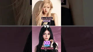 BLACKPINK Rosé v/s XO TEAM Nevada - Who is The BEST? #shorts #xoteam #blackpink #nevada #rosé #blink